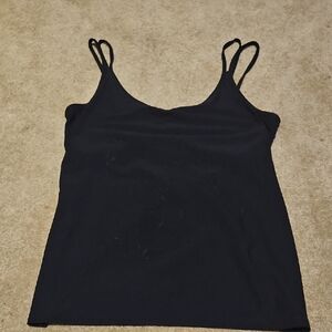 Black Double Strap Women's Top